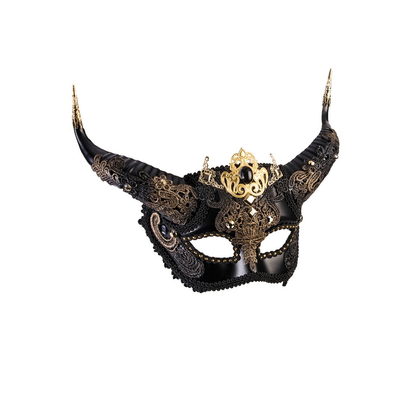 Elegant Faun Masquerade Mask Standard