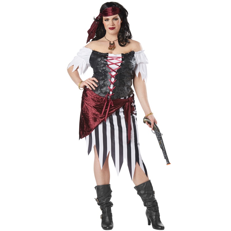 Pirate Beauty Plus Size Adult Costume 1XL