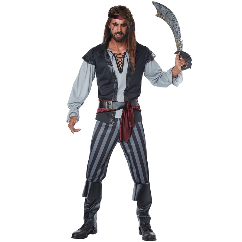 Scallywag Pirate Adult Costume Small