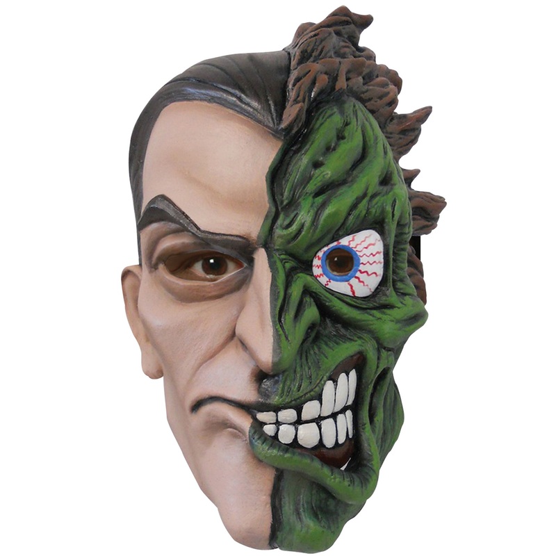 Two-Face Deluxe Latex Adult Mask Standard
