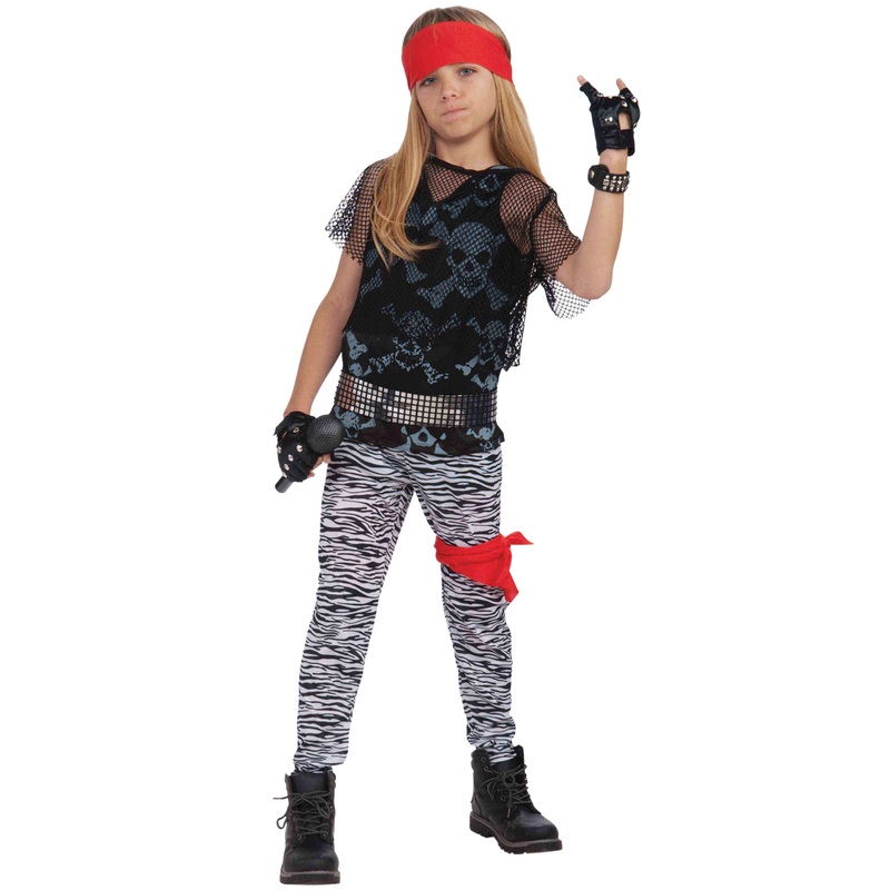 80s Rock Star Boy Child Costume (Large) Large