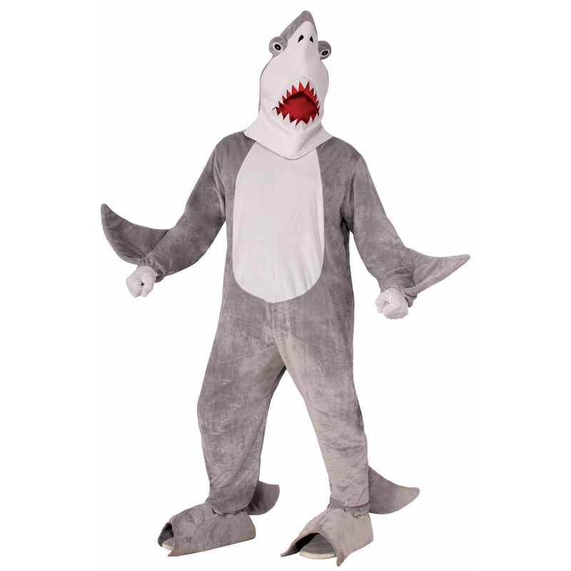 Chomper the Shark Mascot Adult Costume Standard