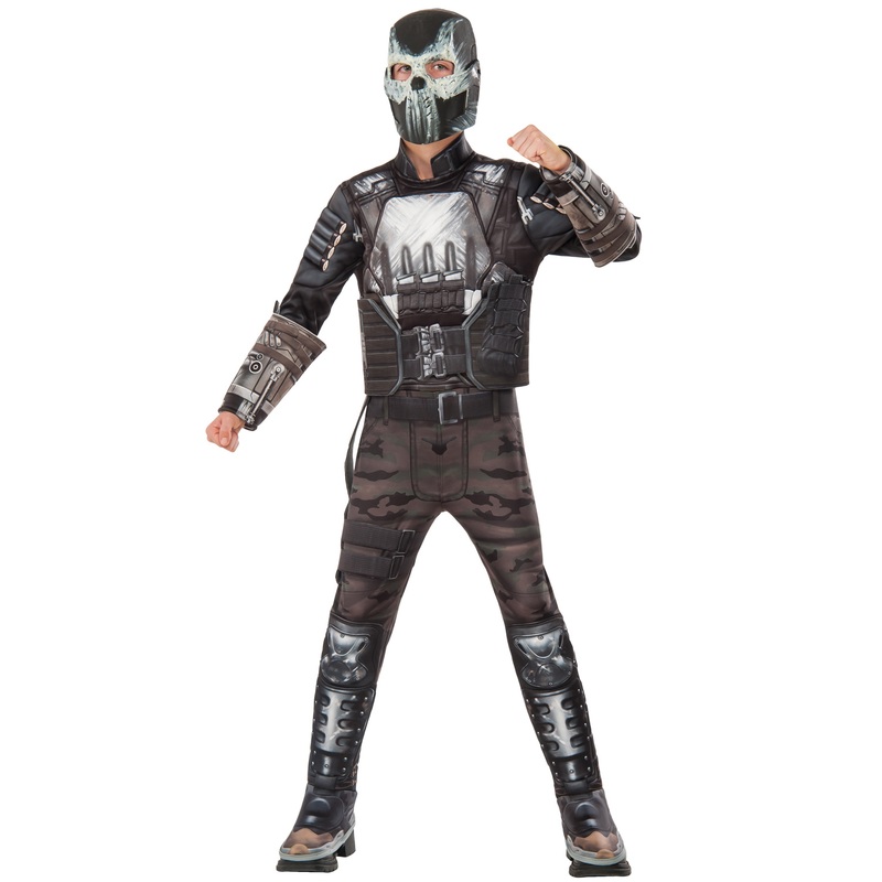 Civil War Crossbones Muscle Chest Child Costume Small