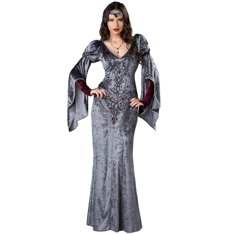 Dark Medieval Maiden Adult Costume Small