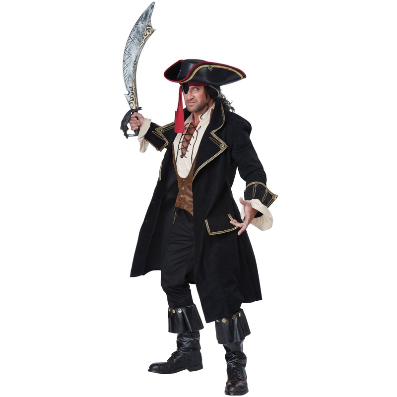 Deluxe Pirate Captain Adult Costume Medium