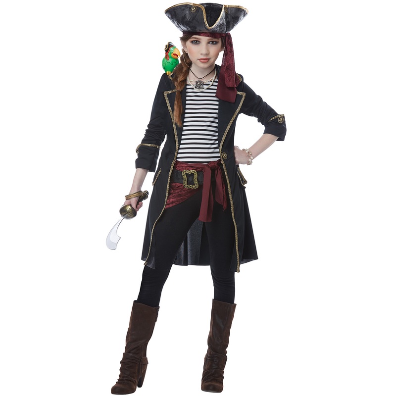 High Seas Captain Girl Costume Small
