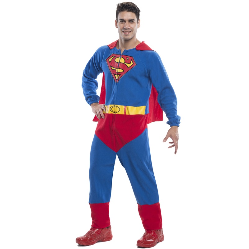 Superman Onesie Adult Costume Standard