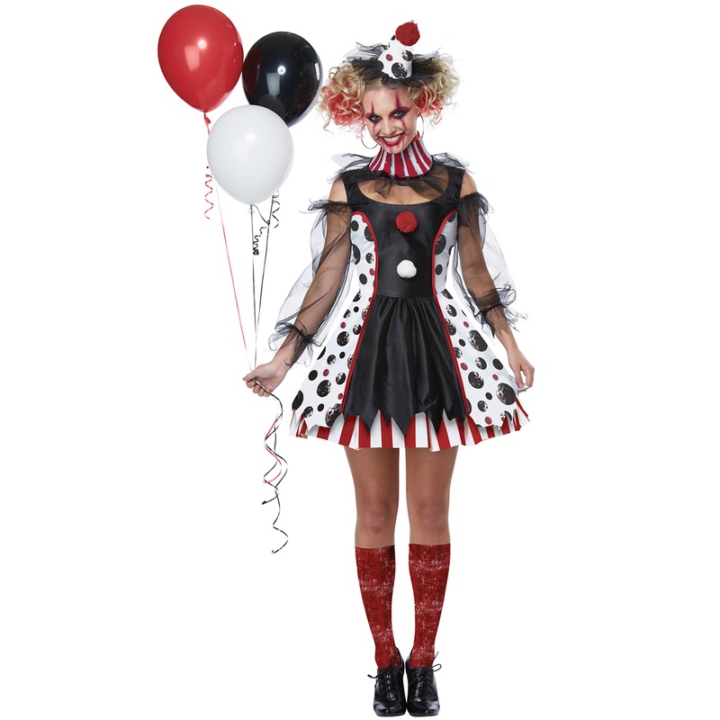 Twisted Clown Adult Costume X-Small