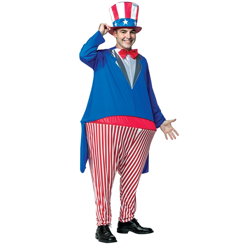 Uncle Sam Hoopster Adult Costume One Size