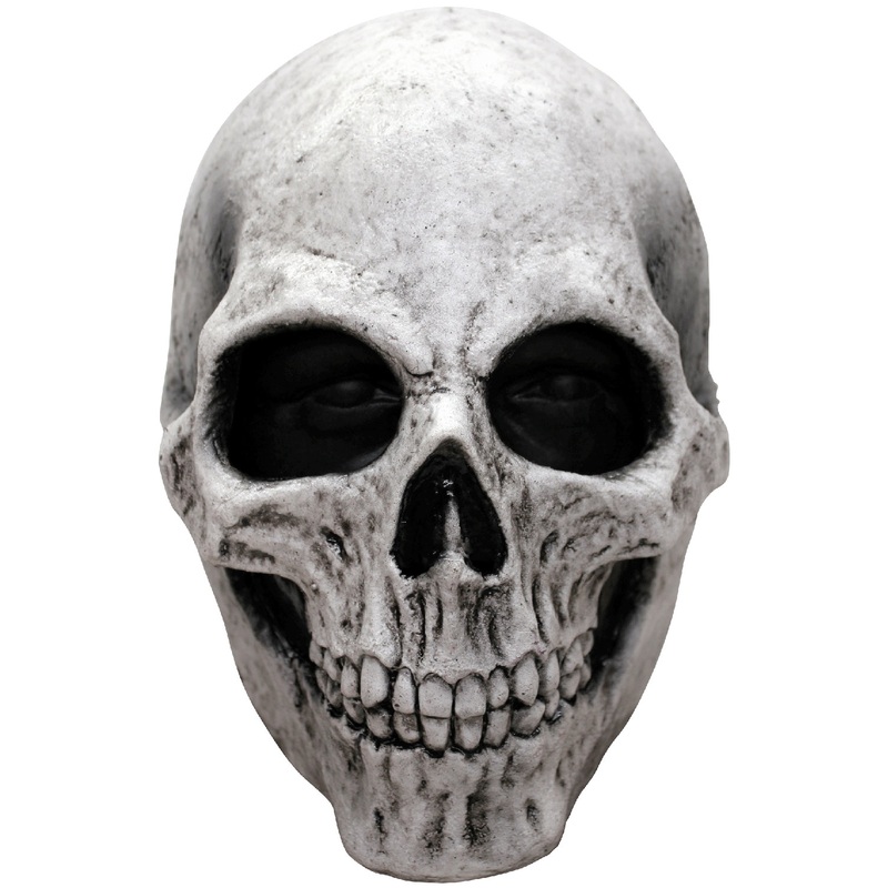 White Skull Adult Mask Standard