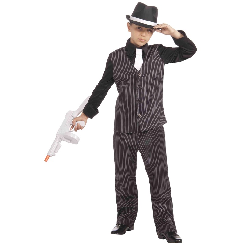 20s Lil Gangster Child Costume (Small) Small
