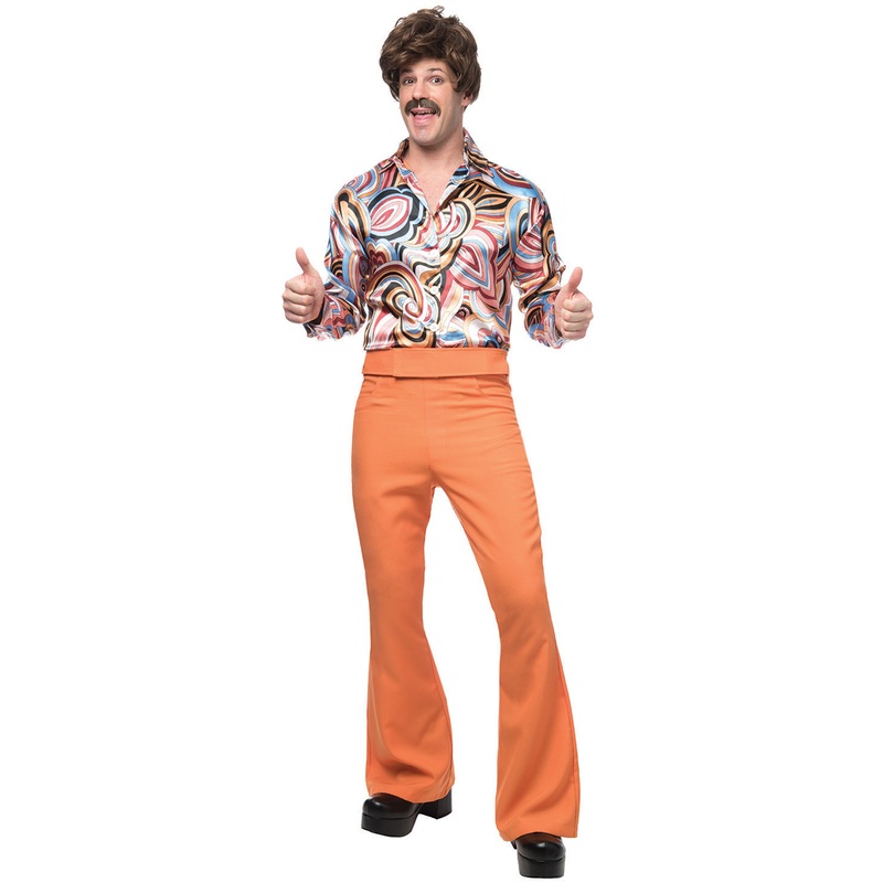 70's Dude Adult Costume (Rust) Standard
