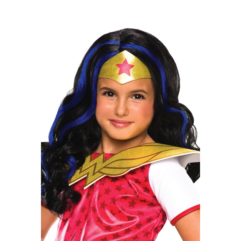 DC Super Hero Girls Wonder Woman Child Wig Standard