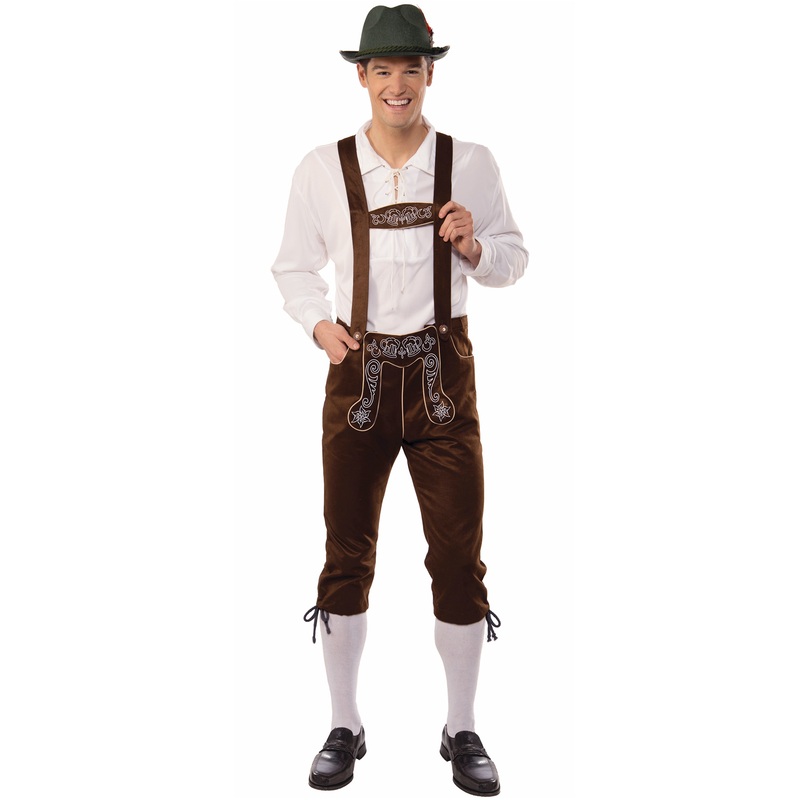 Lederhosen Male Adult Costume (Standard) Standard
