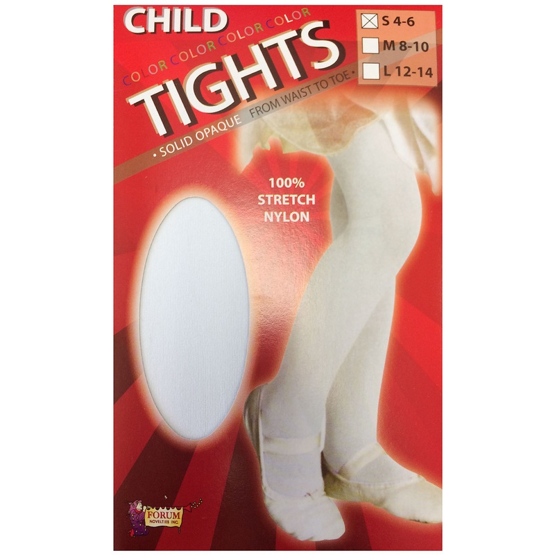 White Child Tights (Large) Large