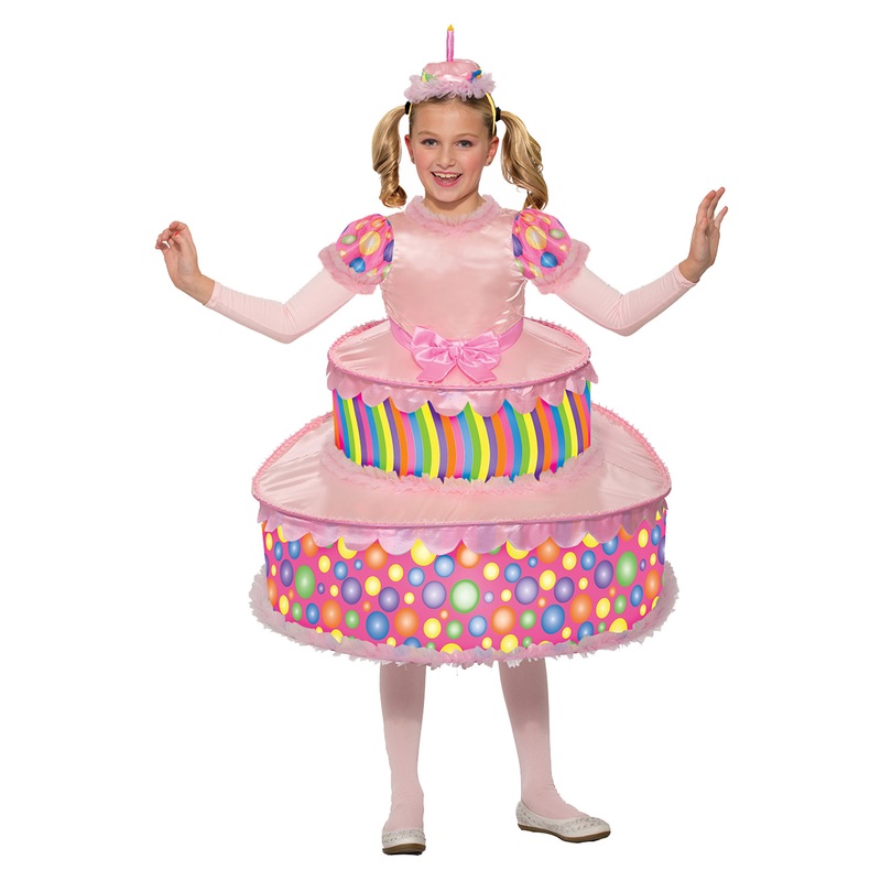 Birthday Cake Child Costume (Small) Small
