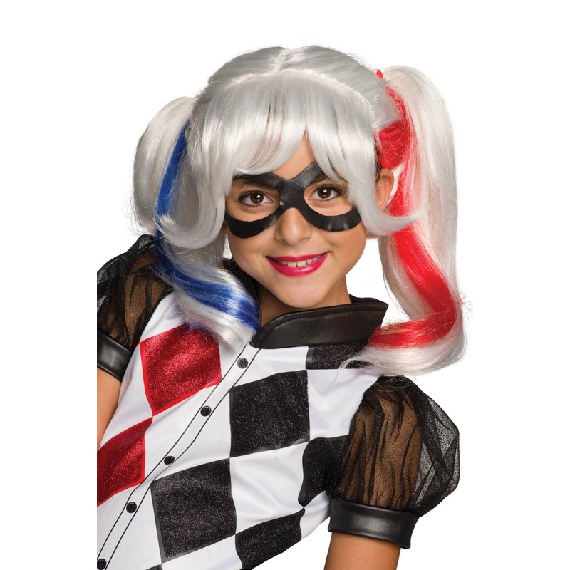 DC Super Hero Girls Harley Quinn Child Wig Standard