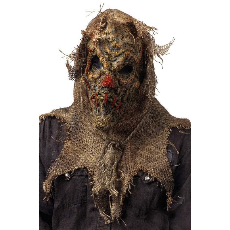 Evil Scarecrow Mask Brown
