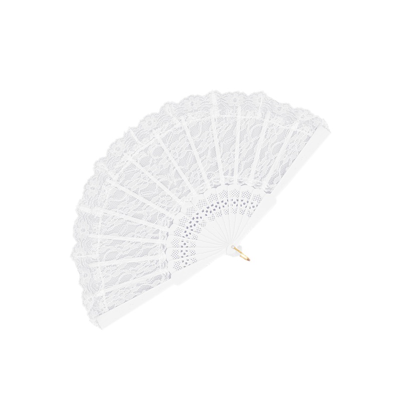 Lace Fan (White) Standard
