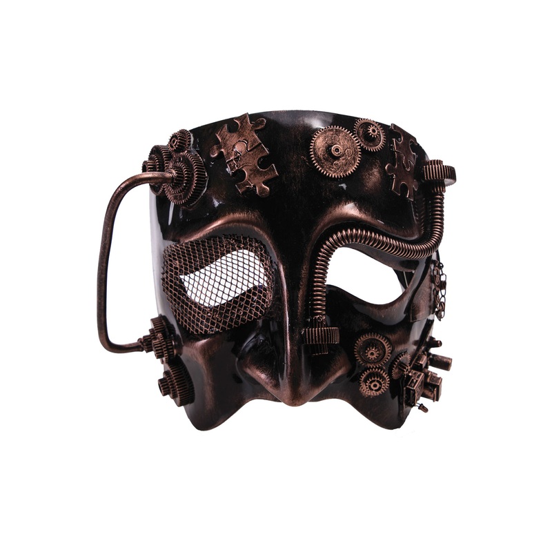 Steampunk Industrial Mask (Bronze) Standard