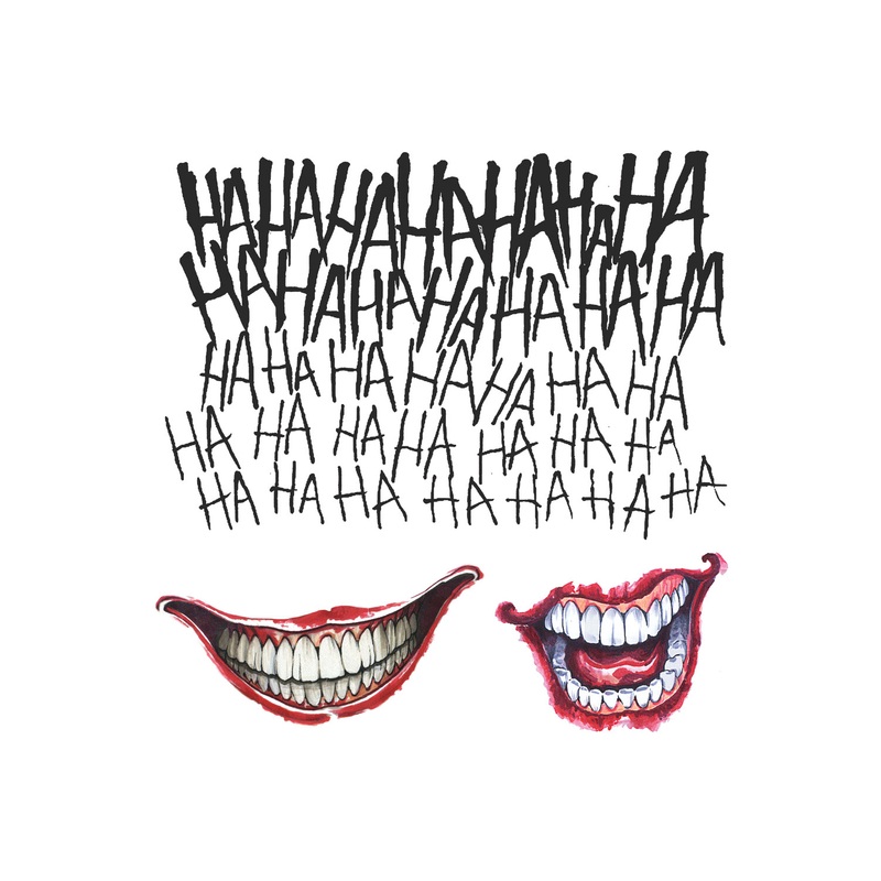 Suicide Squad Joker Tattoo Kit Standard