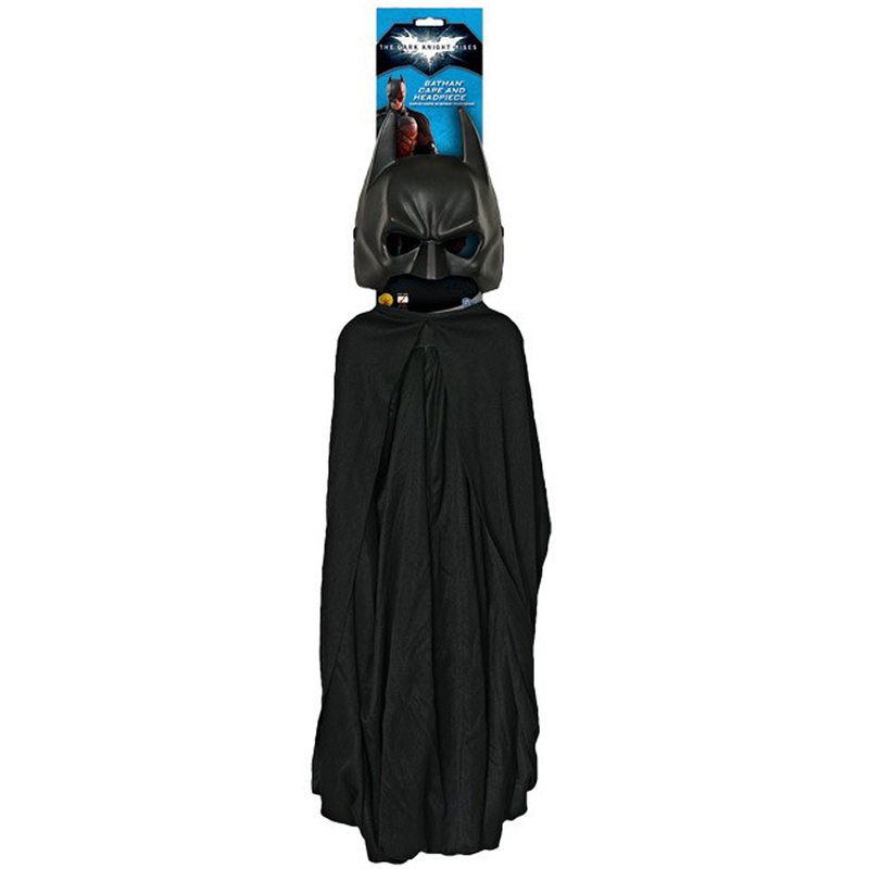 The Dark Knight Batman Cape and Mask Adult Set Standard