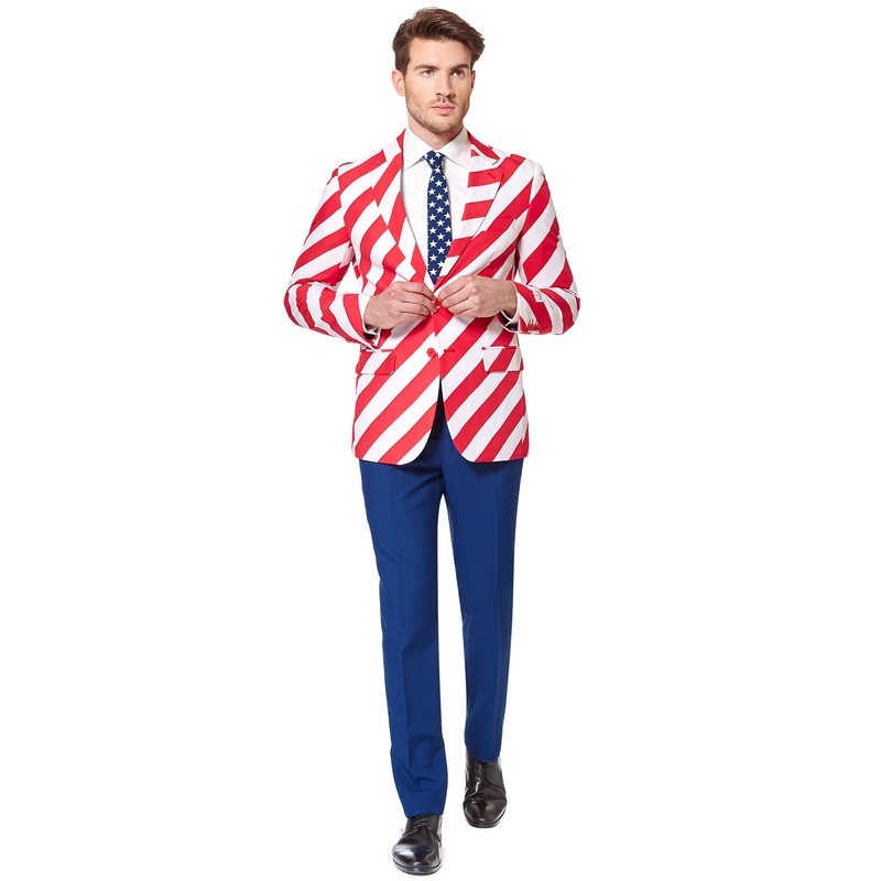 United Stripes Suit Adult Costume 40