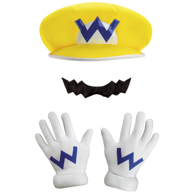 Wario Adult Costume Kit One Size