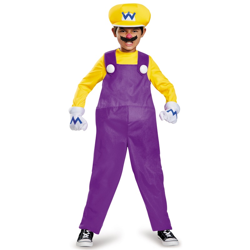 Wario Deluxe Child Costume Small (4-6)
