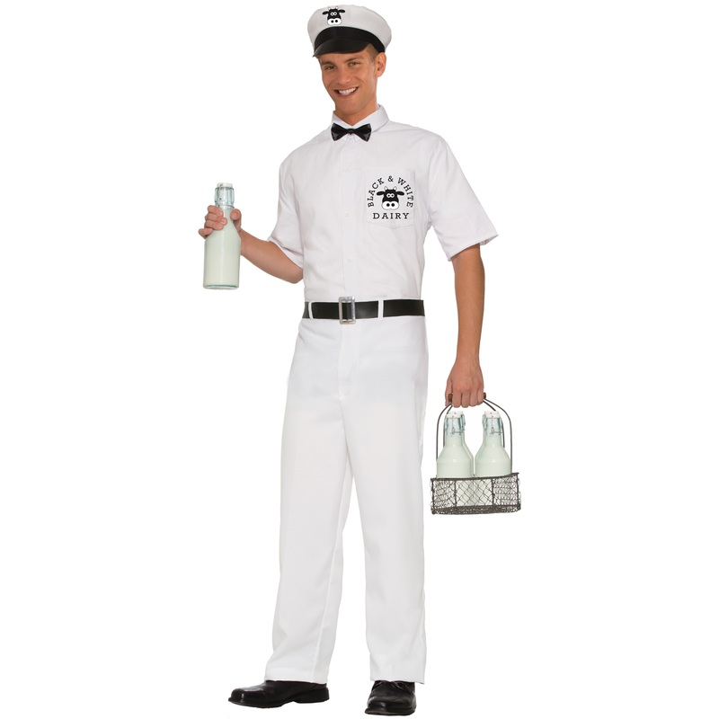 50's Milkman Adult Costume (STD) Standard