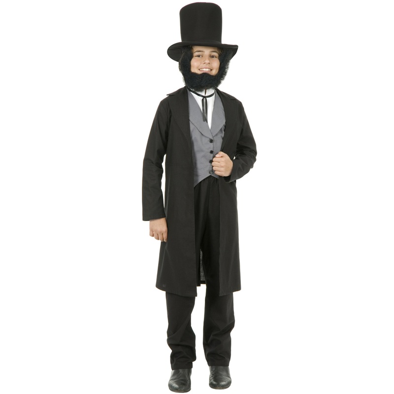 Abe Lincoln Child Costume Small