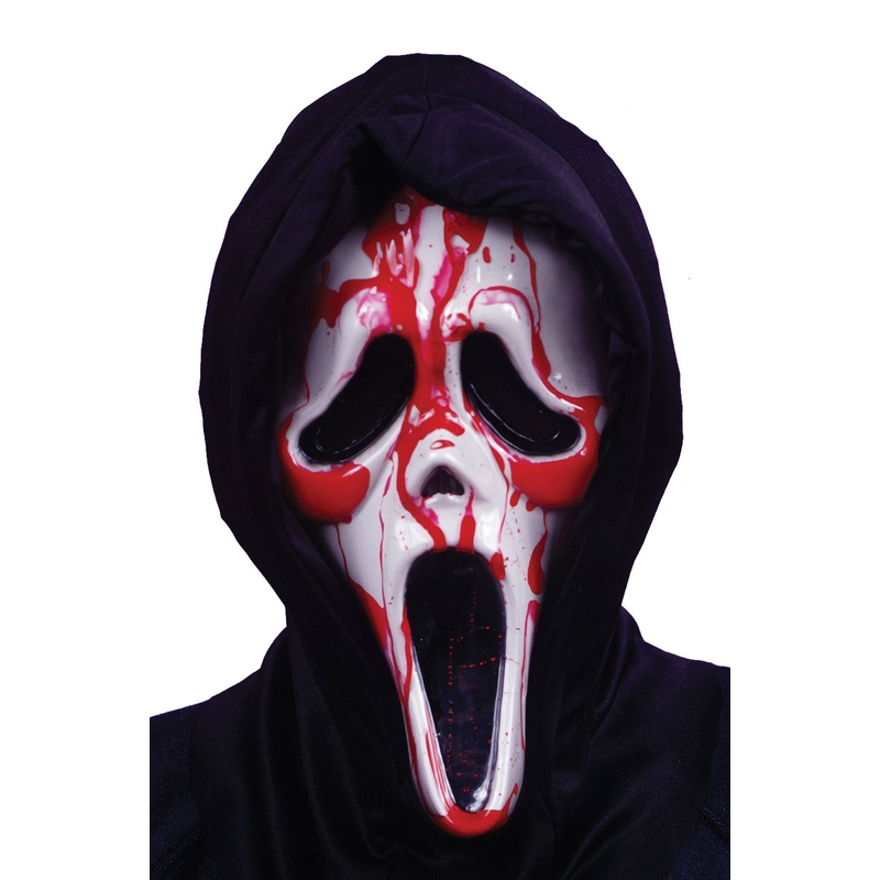 Bleeding Ghost Face Adult Mask Standard