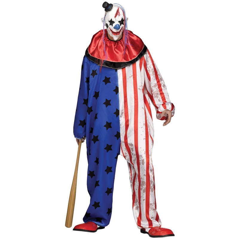 Evil Circus Clown Adult Costume Standard