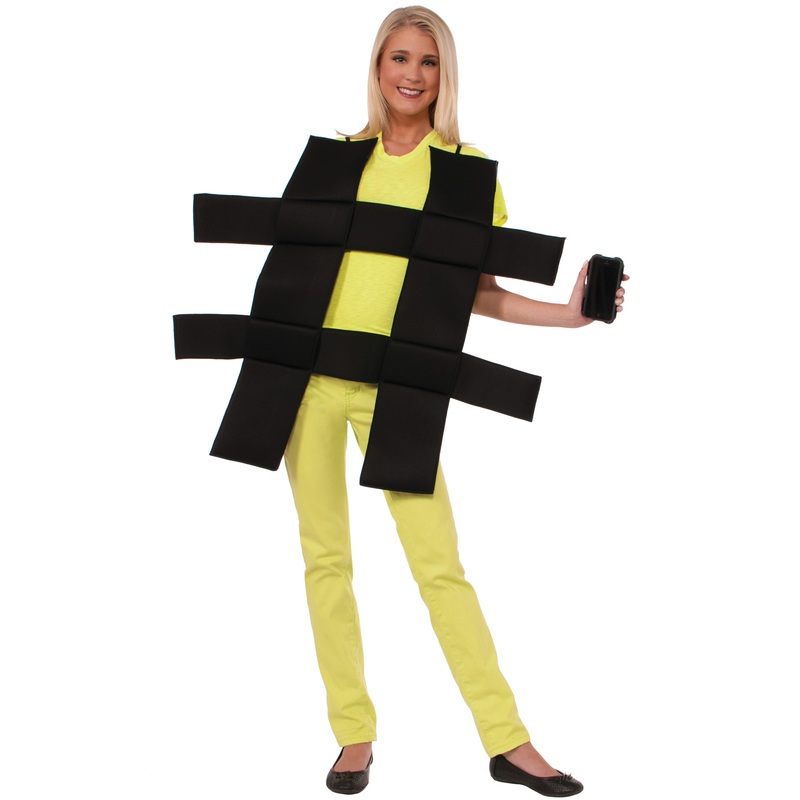 Hashtag Adult Costume Standard