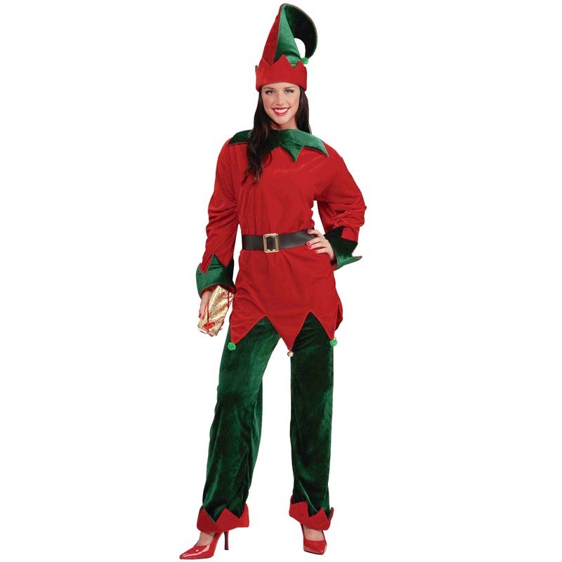 Helper Elf Adult Costume (X-Large) X-Large