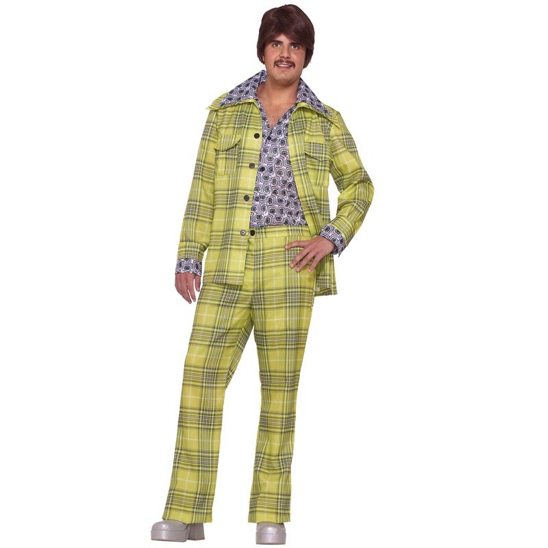 Plaid Leisure Suit Adult Costume Standard