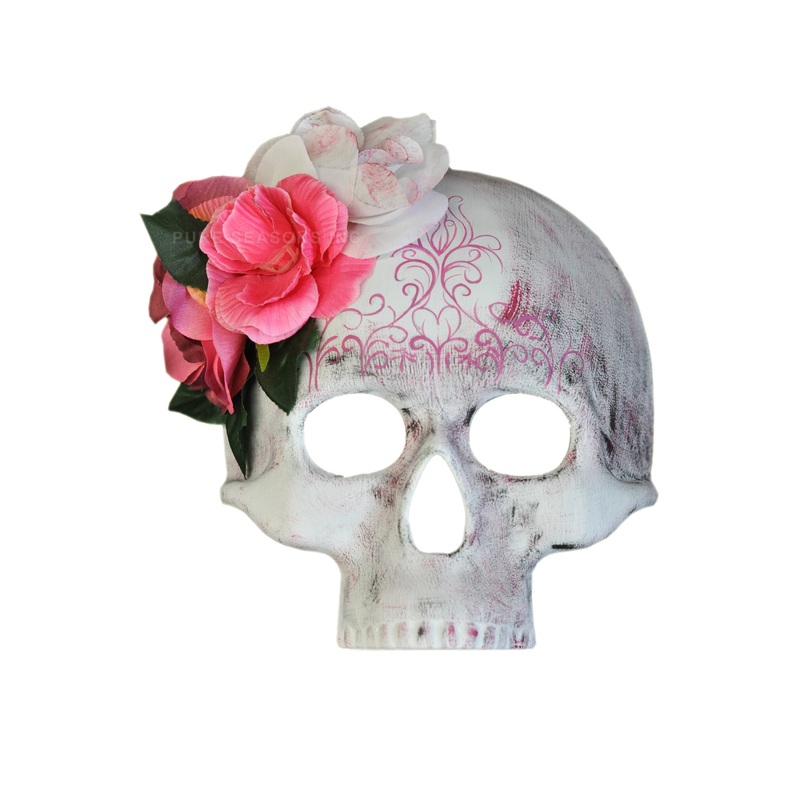 Romantic Filigree Skull Mask Standard