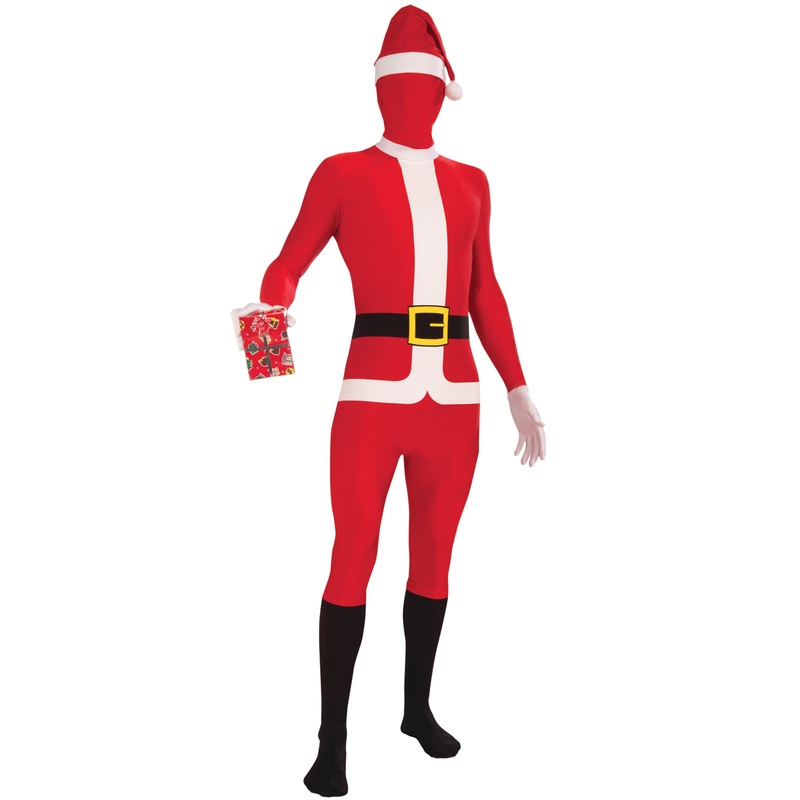Santa Claus Skin Suit Adult Costume (XL) X-Large