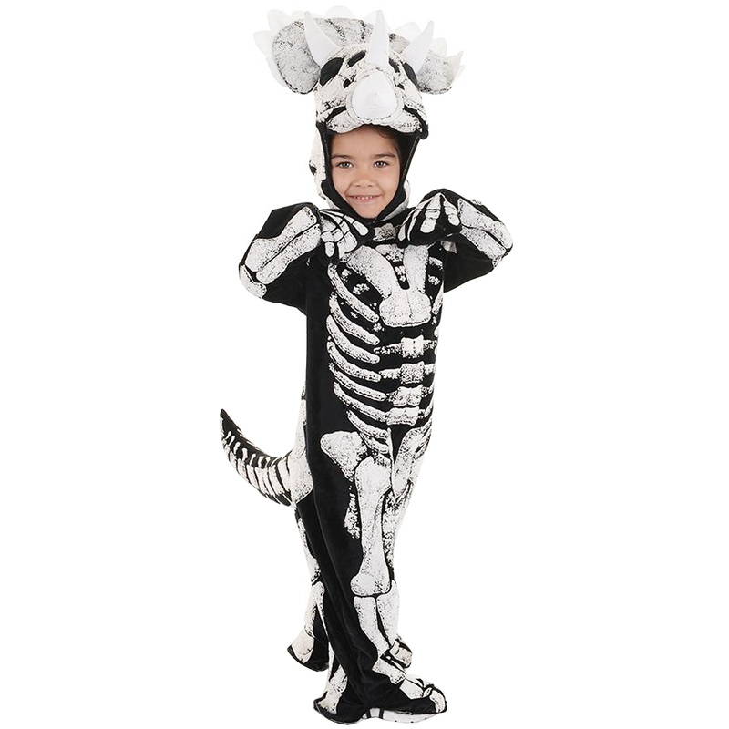 Triceratops Fossil Toddler Costume Small