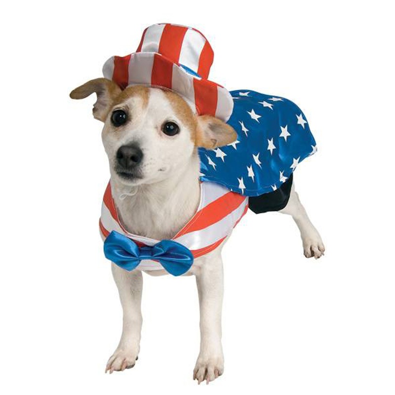 Uncle Sam Pet Costume Small