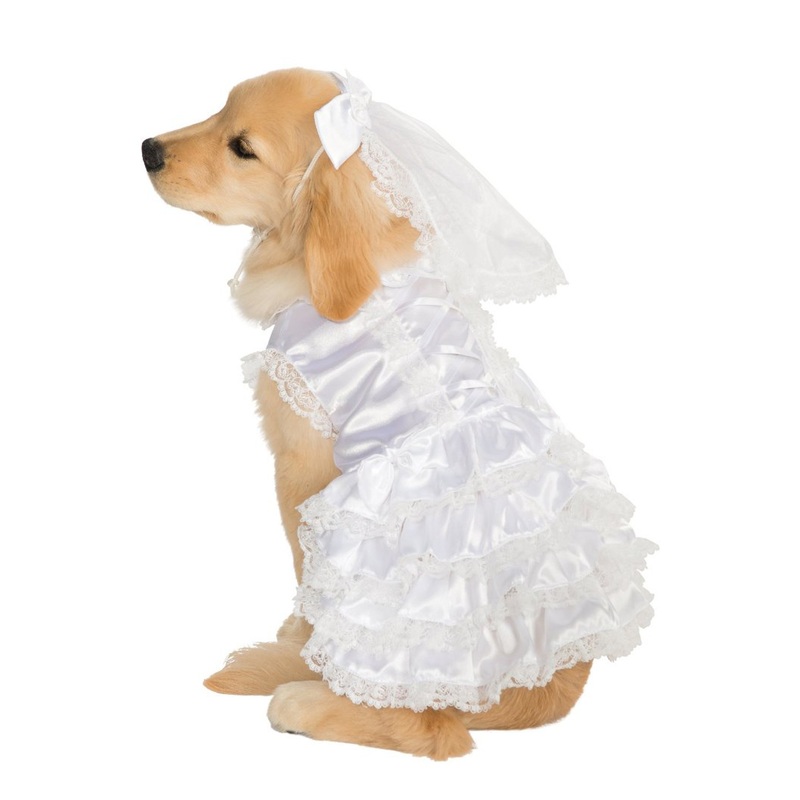 Bride Pet Costume Small