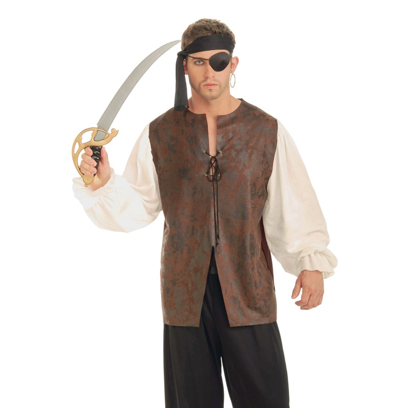 Buccaneer Shirt Adult Costume (XL) X-Large