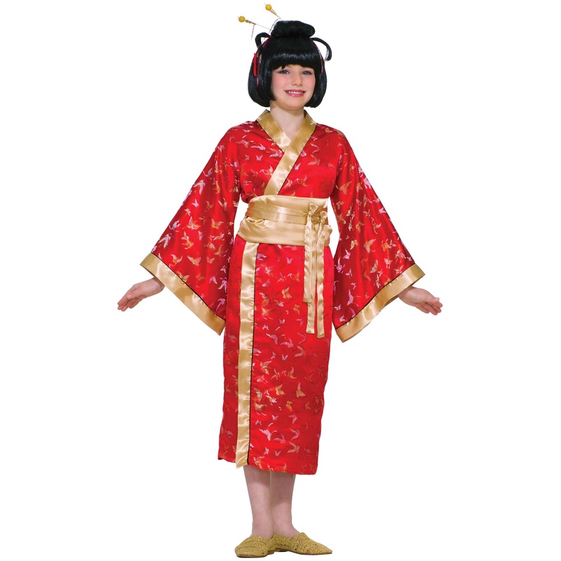 Madame Butterfly Child Costume (L) Large