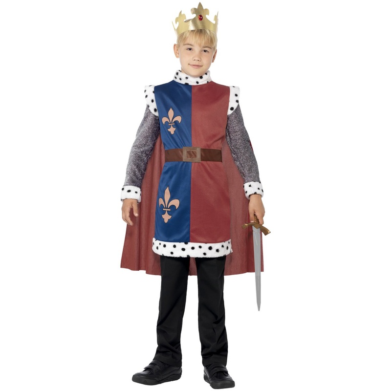Medieval King Arthur Child Costume Small