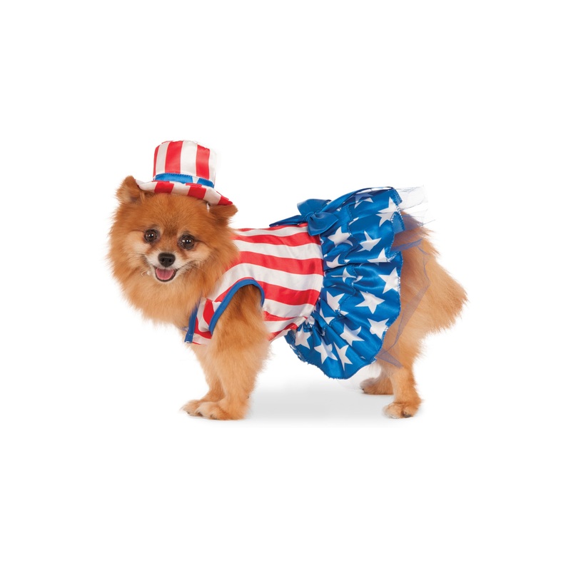 Patriotic Pooch Girl Pet Costume Small