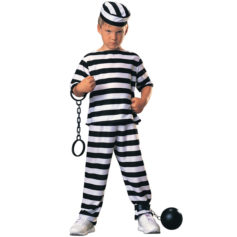 Prisoner Boy Child Costume Small