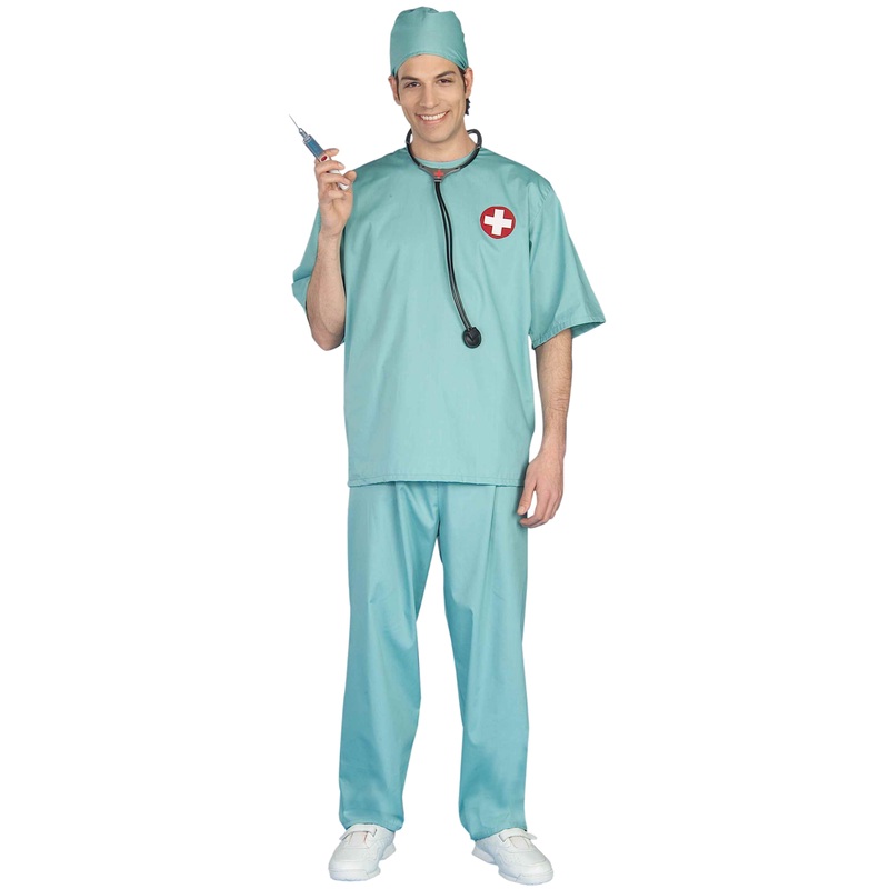 Surgical Scrubs Adult Costume Standard