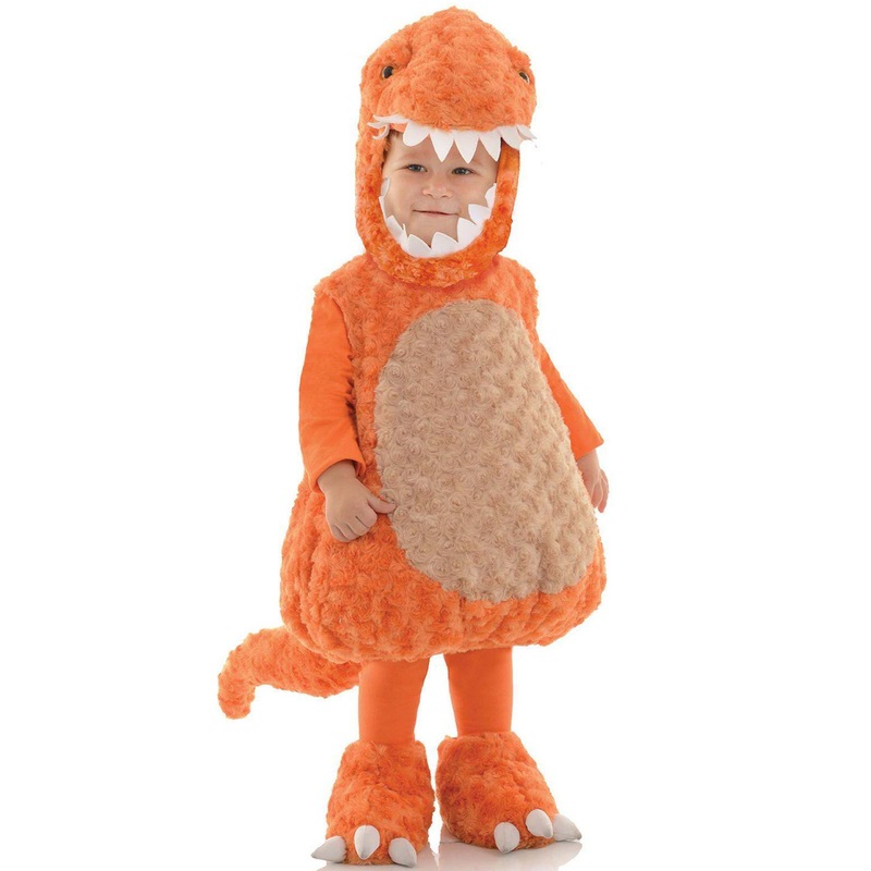 T-Rex Toddler Costume (Orange) Medium