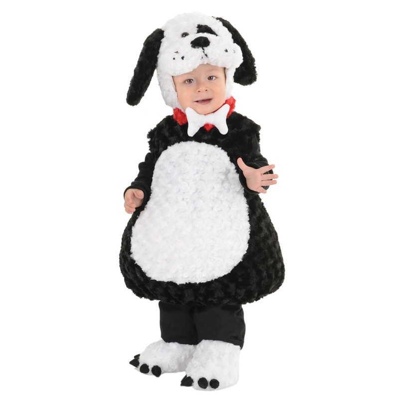 Black and White Puppy Toddler Costume Medium