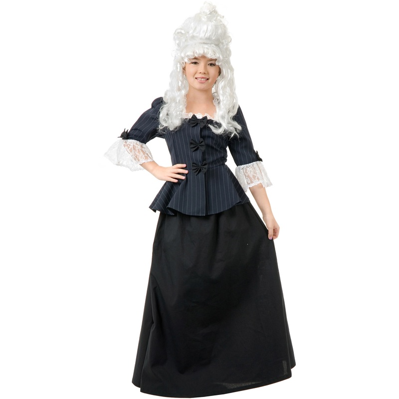 Colonial Martha Washington Child Costume Small